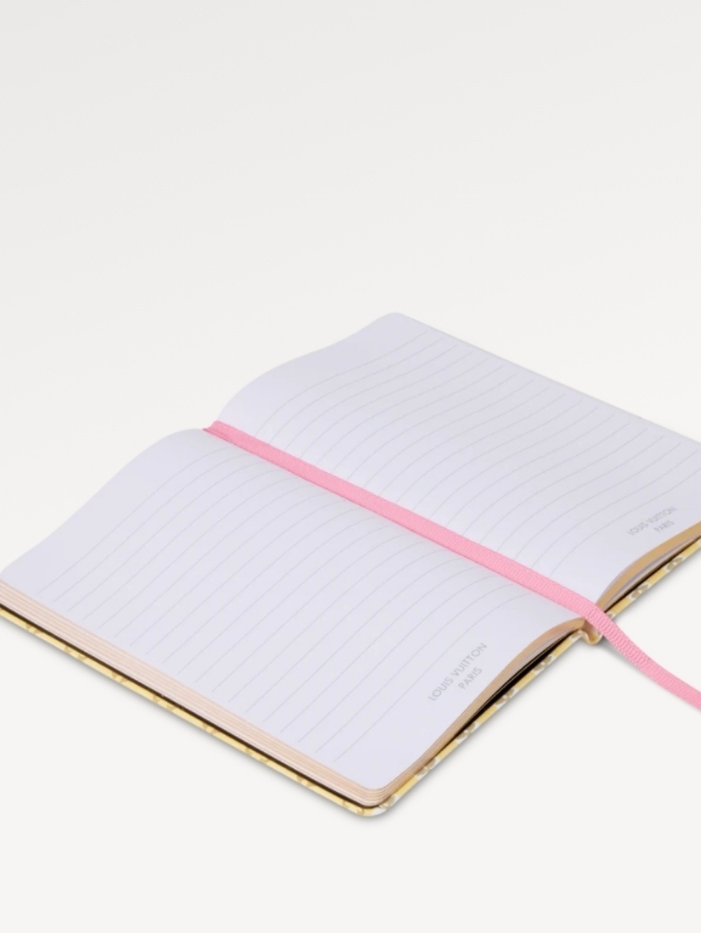 Louis Vuitton Beige & Pink Monogram Striped Notebook Cover - Picture 2 of 3